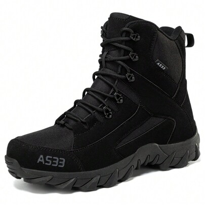 Scarponcini da trekking all'aperto, stivali da deserto, stivali da lavoro di sicurezza, scarponcini da combattimento leggeri, scarpe alte e confortevo