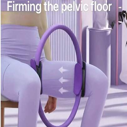 1 pezzo Anello Pilates, Anello fitness, Anello magico con doppia impugnatura, Anello Yoga Pilates, Per esercizi per cosce a casa, Allenamento dei musc