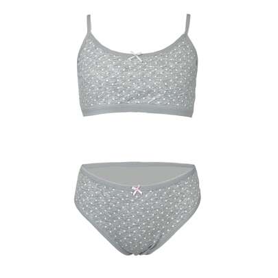 6281/6280Coordinated Cotton Underwear Set for Girls and Girls Bra and Briefs 8-14Y