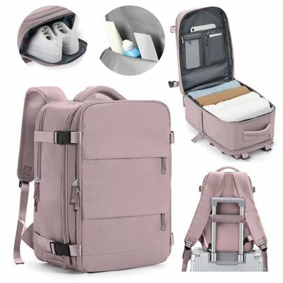 Grande zaino da viaggio, zaino per computer portatile da ufficio, zaino da cabina 40x20x25, zaino da viaggio approvato per il trasporto aereo, imperme