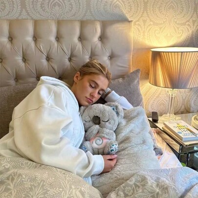 1 pezzo, Peluche di un orsacchiotto che respira, Giocattolo di peluche di un koala che dorme, Orsacchiotto che respira in stile cartone animato, Peluc
