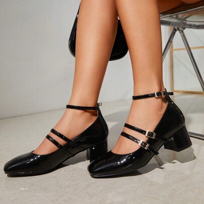 Scarpe da donna eleganti con tacco alto nero, scarpe décolleté per l'estate, diplomati, balli, vacanze, saldi estivi, Natale, Capodanno e nuove occasi