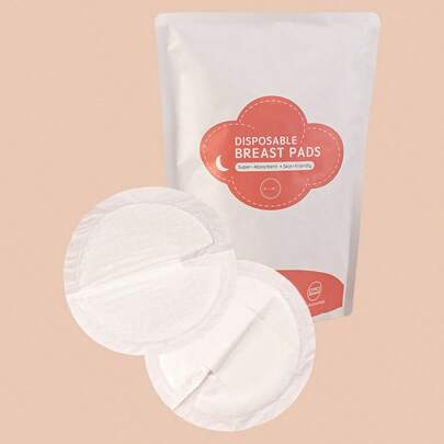 100 pezzi Pad per l"allattamento traspirante, Pad per allattamento sottilissimo morbido Stay Dry per allattamento, Pacco singolo sicuro e pulito per n