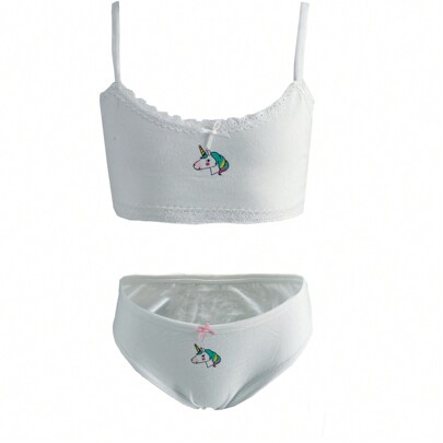 6281/6280Coordinated Cotton Underwear Set for Girls and Girls Bra and Briefs 8-14Y