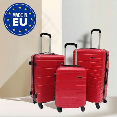 Valigia da viaggio Vital Vying, produzione e design europei, misure 20/24/28 pollici, valigia rigida in ABS, grande capacità, impermeabile, rinforzata