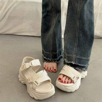 Sandali da donna, ciabatte casual, ciabatte da donna, sandali sportivi, sandali con platform, ciabatte con platform, sandali da spiaggia, scarpe da sp