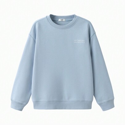 Felpa da ragazza Tween, elegante top casual primaverile