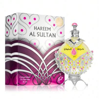Hareem Al Sultan Gold 35ML - Hareem Al Sultan Silver 35ML - Hareem Al Sultan Blue 35ML (Olio profumato concentrato senza alcol per donna)