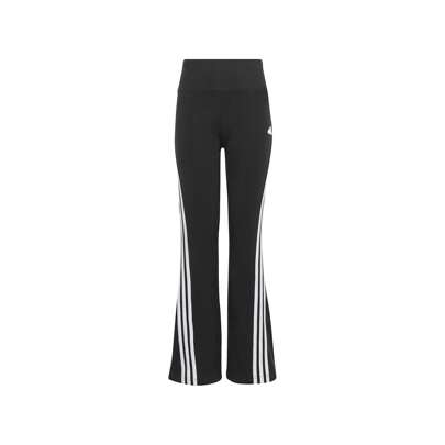 G 3S Flared, Leggings Bambine E Ragazze, Black/White, 10 Anni