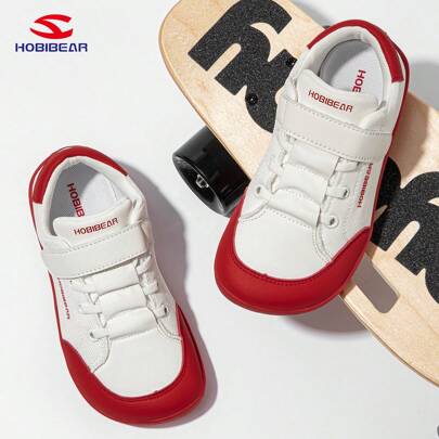 Scarpe casual piane HOBIBEAR per bambini, sneaker da corsa per ragazzi e ragazze, scarpe sportive barefoot, calzature da passeggio per bambini piccoli