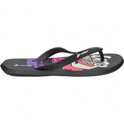 RAIDER | Ciabatte infradito Raider da uomo – Ciabatte infradito nere senza schienale con dettagli – Ciabatte da piscina slip-on – Ciabatte da acqua –