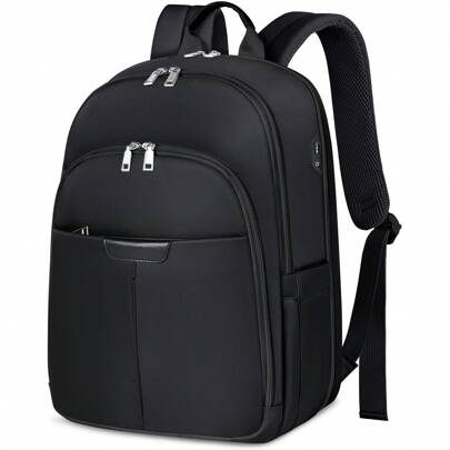 Zaino Porta PC Donna Uomo 15.6 Pollici Zaino Donna con Porta USB Impermeabile Zaino da Viaggio Zaino Antifurto per Computer Portatile Leggero Zaino Sc