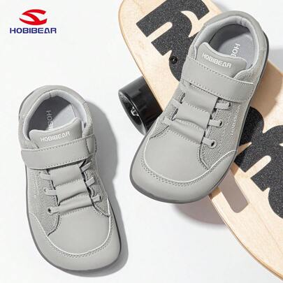 Scarpe per bambini Hobibear, scarpe sportive per ragazzi e ragazze, scarpe da passeggio all'aperto con punta larga senza suola, scarpe piatte morbide