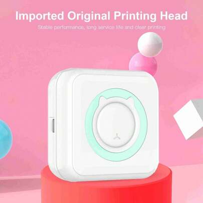 Stampante fotografica all-in-one, stampante multifunzione portatile, mini stampante istantanea wireless, supporta la connessione Bluetooth per smartph