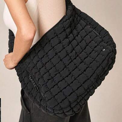 Borsa Carryall con spalla, trapuntata e idrorepellente