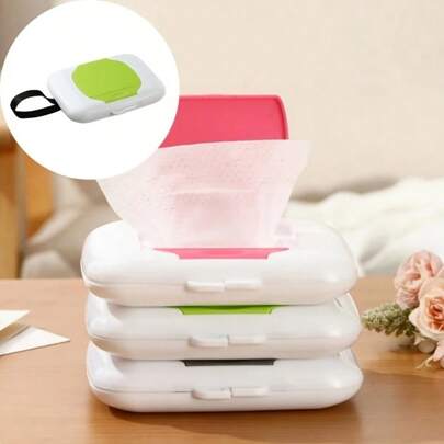 3 confezioni portatili di salviette umidificate per bambini, contenitori per salviette, dispenser per salviette, dispenser per salviette bagnate da vi