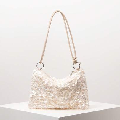 Borsa a spalla con paillettes luccicanti, borsa da donna di stile premium, abiti da festa per donna, borsa da cerimonia, abiti da cerimonia per donna,