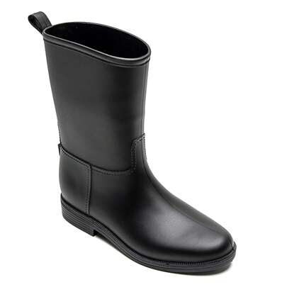 Bottes mi-hautes impermeabili unie style minimalist pour femme