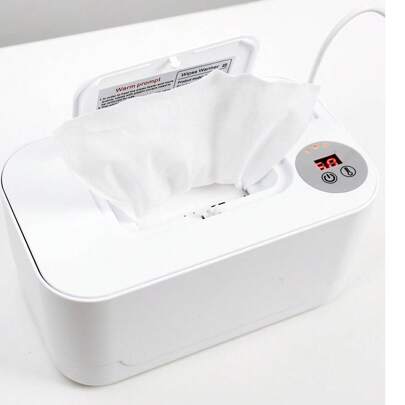 Scaldino per salviettine umidificate con luce notturna USB, Distributore di salviettine umidificate, Scaldino portatile per salviettine per viaggio, c