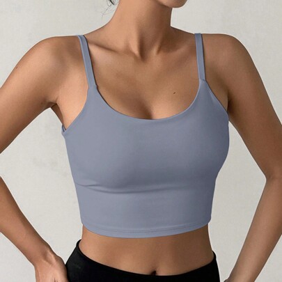 Top Sportivo / Reggiseno Sportivo Colore Unito