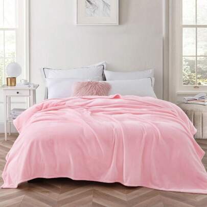 Coperta in peluche grande e liscia, copriletto 160x200 cm