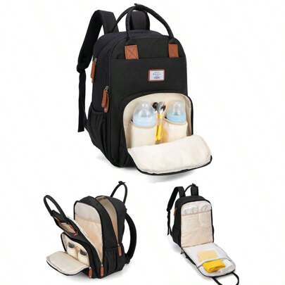 Zaino fasciatoio, borsa per il bambino, borsa fasciatoio per papà e mamma con bimbo/a, 16 tasche, portaciuccio, borsa fasciatoio unisex grande per i v