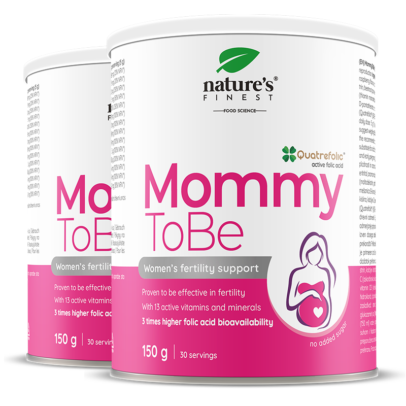 100% Supporto Pre-Mamma | | 1+1 | Mommy Tobe® Di Nature'S Finest | 400 Μg Di Folato Per Porzione | Acido Folico, Quatrefolic