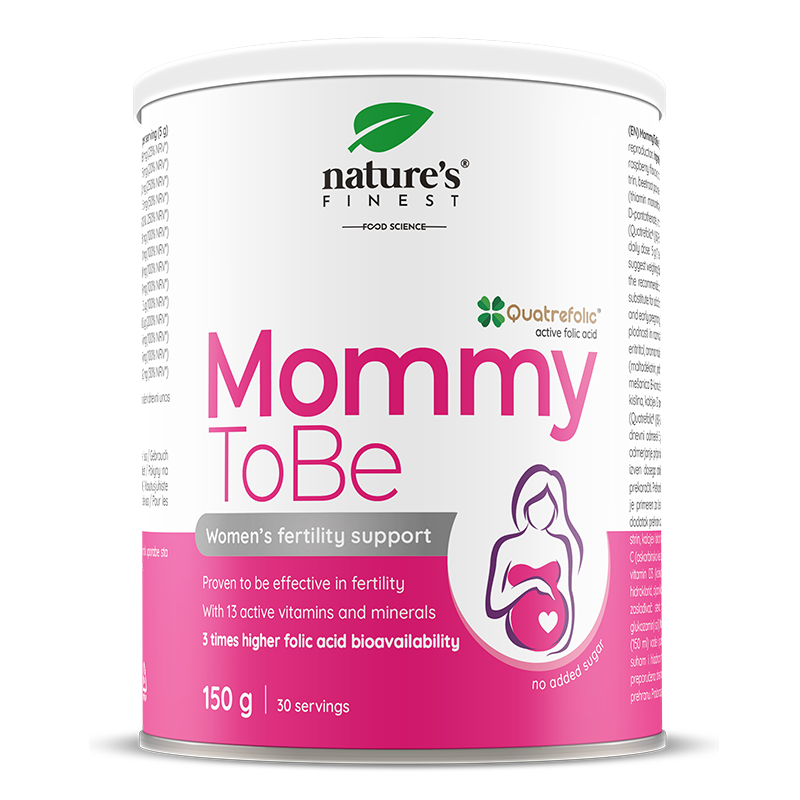 100% Supporto Pre-Mamma | Mommy Tobe® Di Nature'S Finest | 400 Μg Di Folato Per Porzione | Acido Folico, Quatrefolic