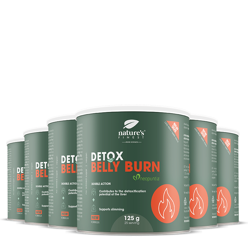 100% Belly Burn + Detox | Confezione Da 6 | Biologico | Miglior Bevanda Per La Perdita Di Peso | Vegano Per La Perdita Di Peso | Nature'S Finest