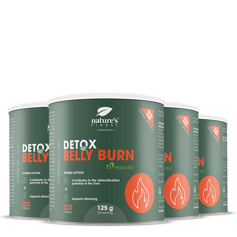100% Belly Burn + Detox | Confezione Da 4 | Biologico | Miglior Bevanda Per La Perdita Di Peso | Vegano Per La Perdita Di Peso | Nature'S Finest