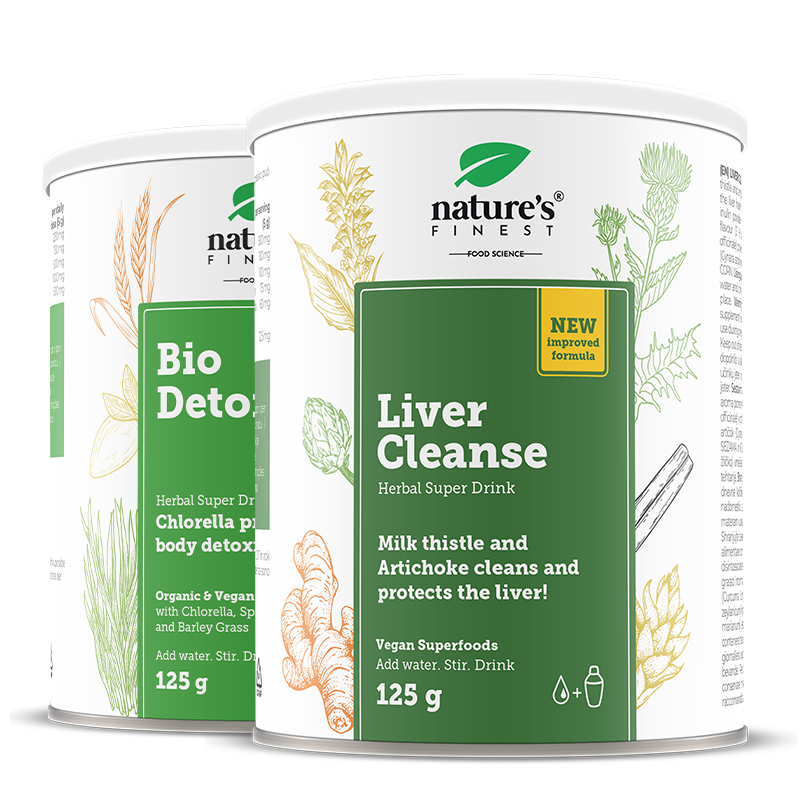 Liver Cleanse Bundle | Riduci Il Grasso Della Pancia | Bevanda Detox Per Il Fegato | Cardo Mariano E Carciofo | Vegano | Sistema Immunitario