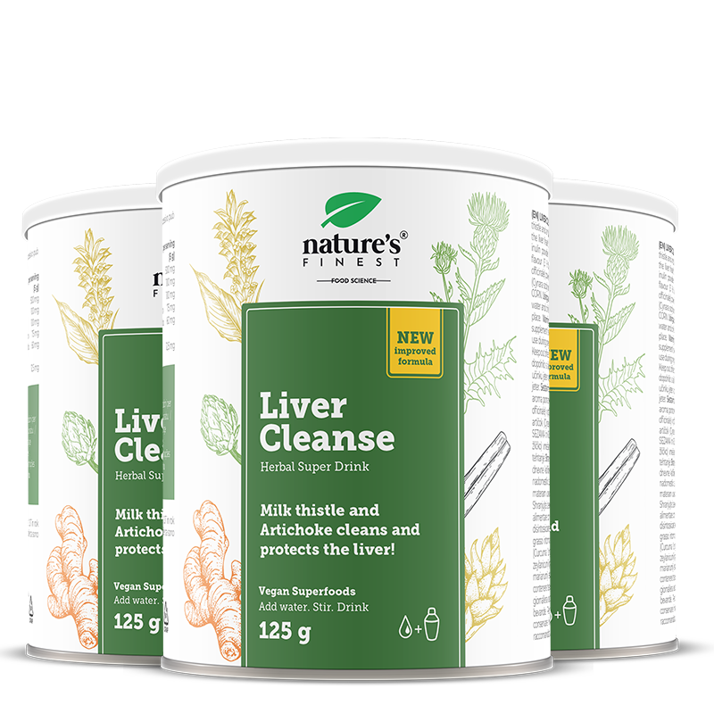 Liver Cleanse | Detox Del Fegato | Bevanda Con Cardo Mariano E Carciofo | Vegano | Sistema Immunitario
