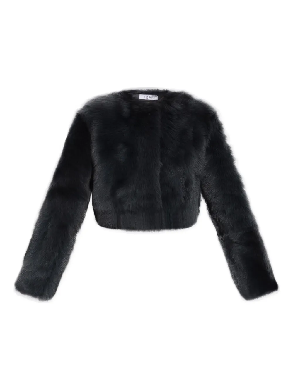 IRO sheepskin cropped jacket - Nero