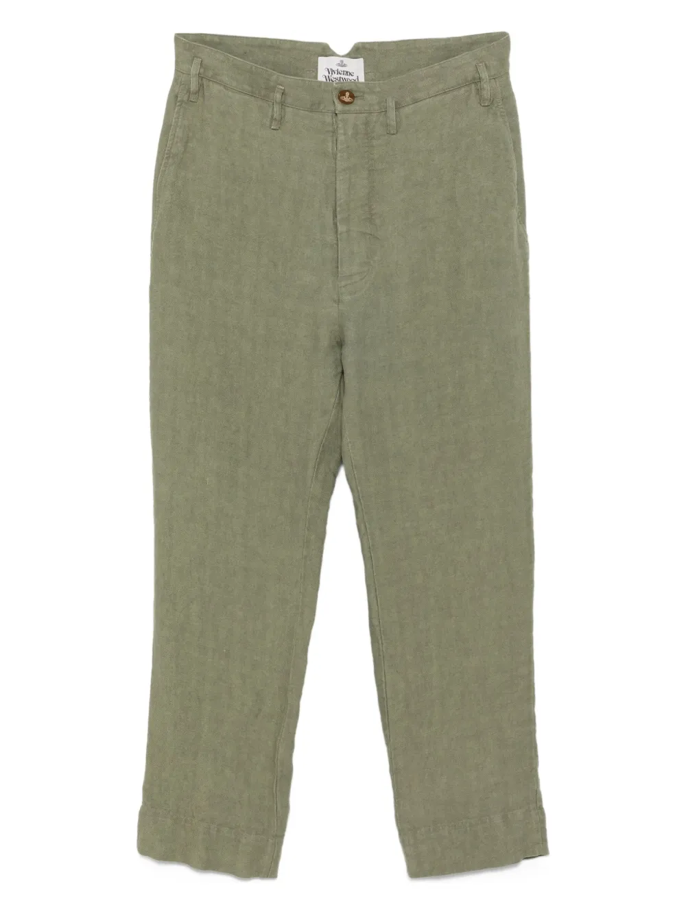 Vivienne Westwood linen trousers - Verde