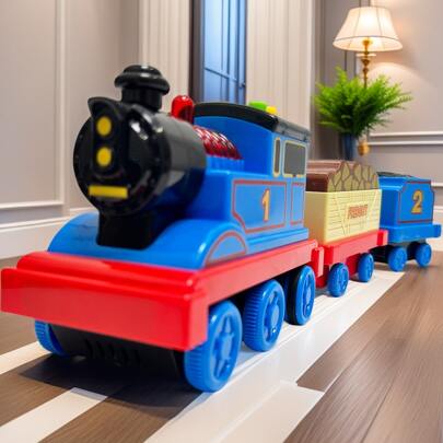 Veicoli giocattolo per bambini, macchinine giocattolo, treni giocattolo con luci e musica, alimentati ad inerzia, forniture scolastiche, giochi per fe