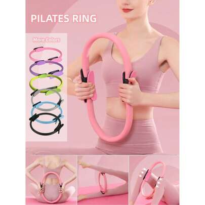 Anello magico per yoga, anello per pilates, esercizio per cosce, anello yoga, tonificatore cosce, attrezzatura per pilates domestica per donne, attrez