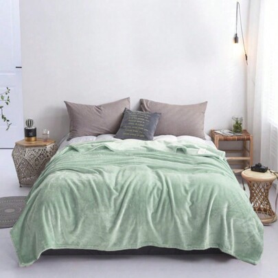 Coperta in peluche grande e liscia, copriletto 160x200 cm