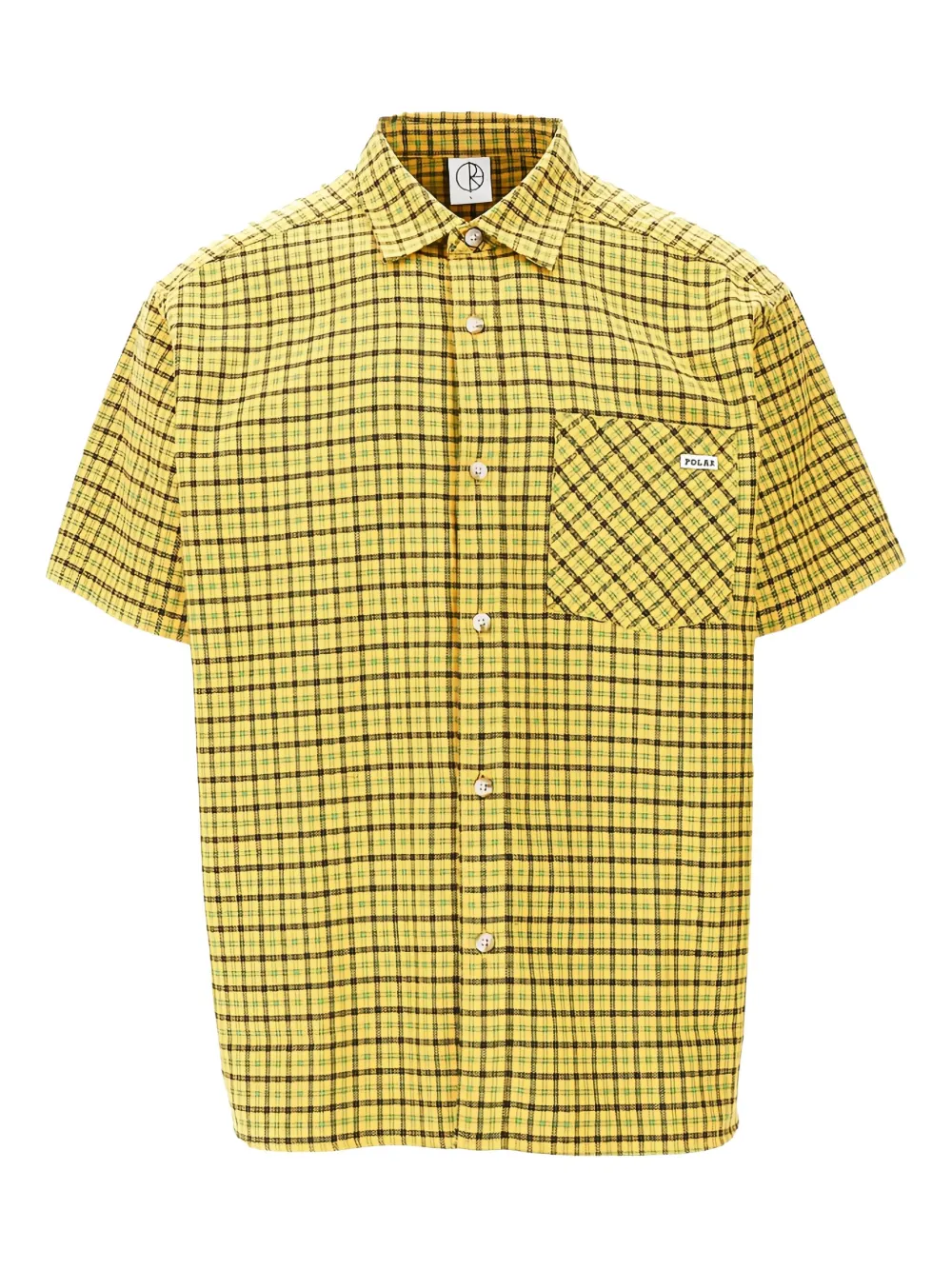 POLAR checked shirt - Giallo