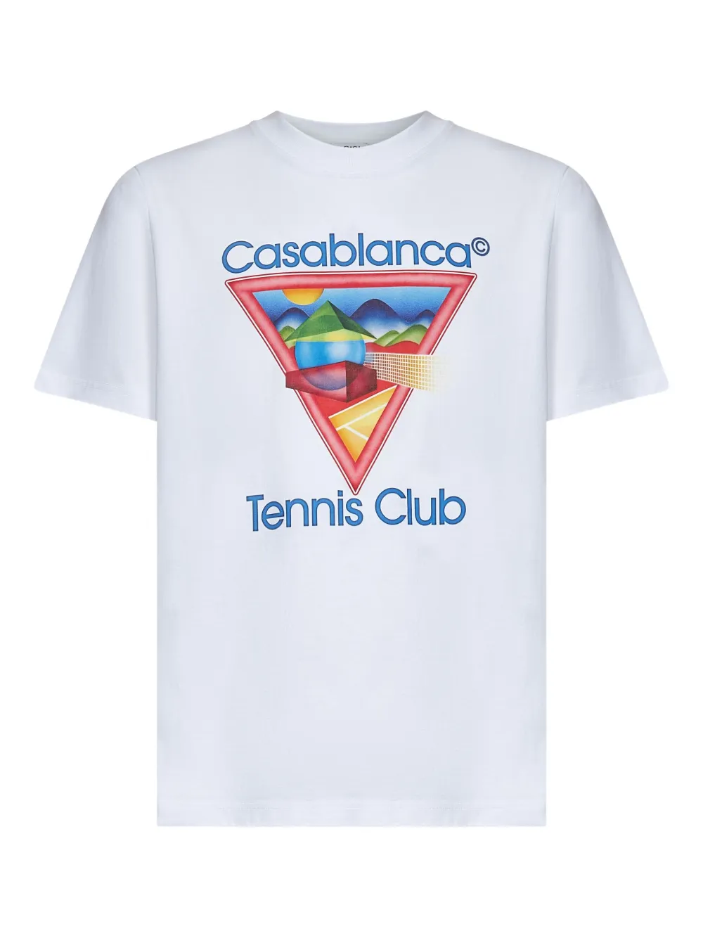 Casablanca Tennis Club Icon T-shirt - Bianco