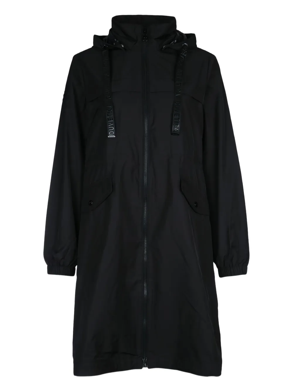 Duvetica drawstring-hood coat - Nero