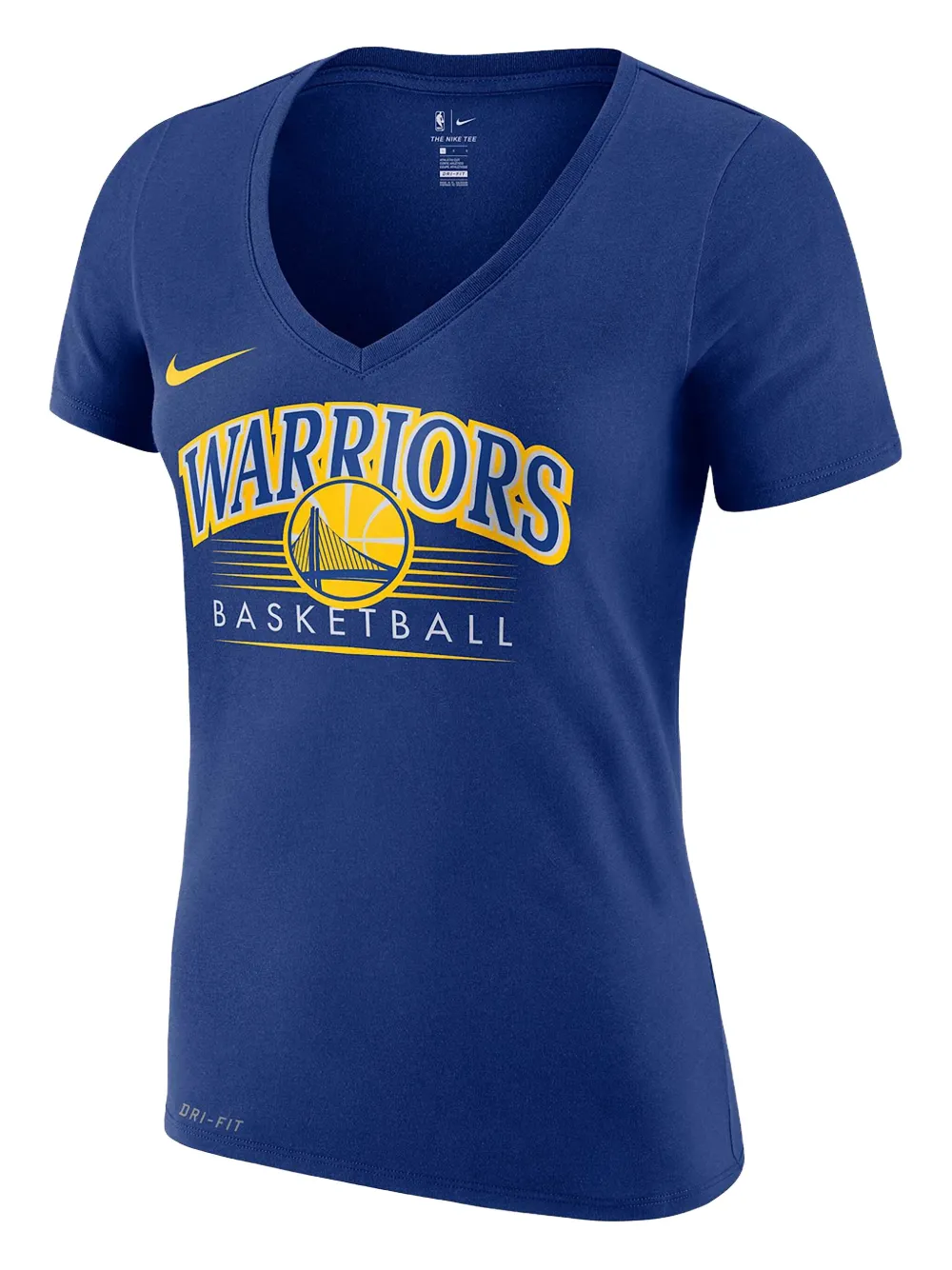 Nike WoNBA Golden State Warriors V-neck T-shirt - Blu