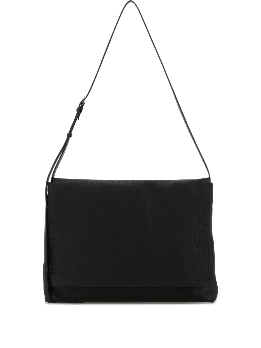 The Row leather shoulder bag - Nero