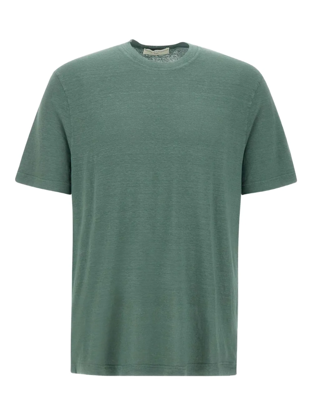 Filippo De Laurentiis crew-neck linen-blend t-shirt - Verde