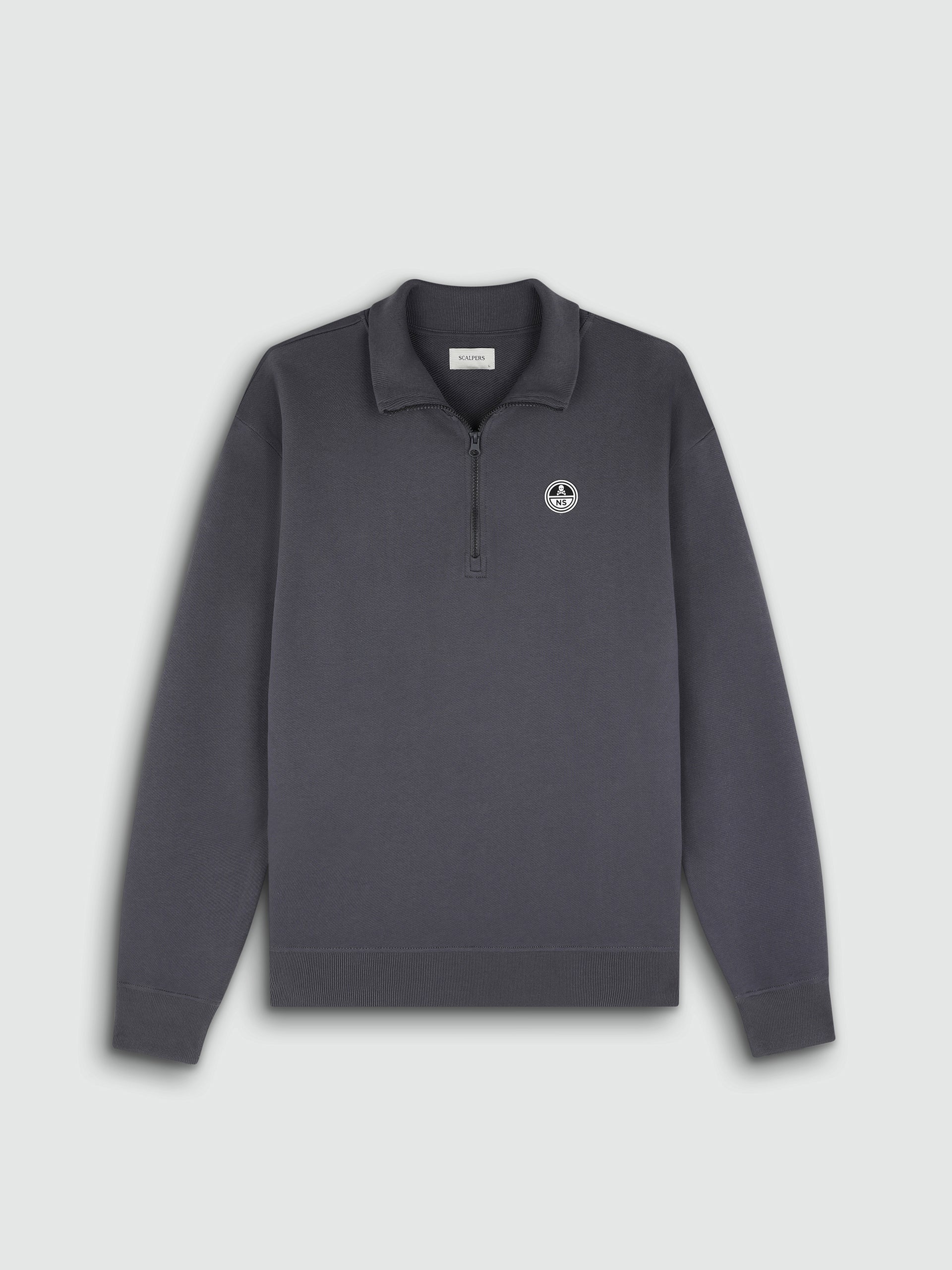 North Sails - Felpa con zip e logo
