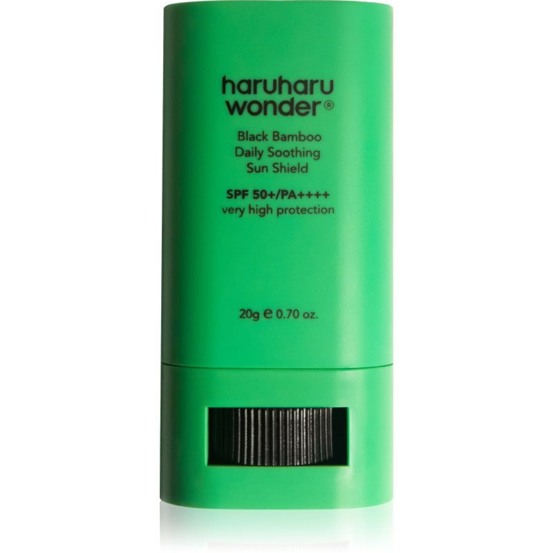 Haruharu Wonder Black Bamboo Daily Soothing Sun Shield Crema Abbronzante In Stick Con Effetto Lenitivo Spf 50+ 20 G