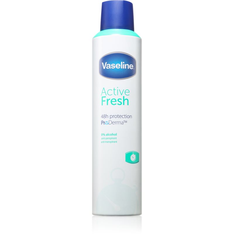 Vaseline Active Fresh Antiperspirant Deodorante Antitraspirante In Spray 250 Ml