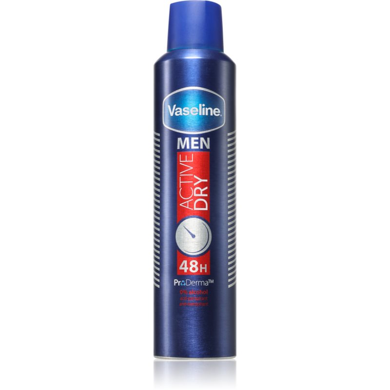 Vaseline Men Active Dry Antiperspirant Antitraspirante Spray Per Uomo 250 Ml