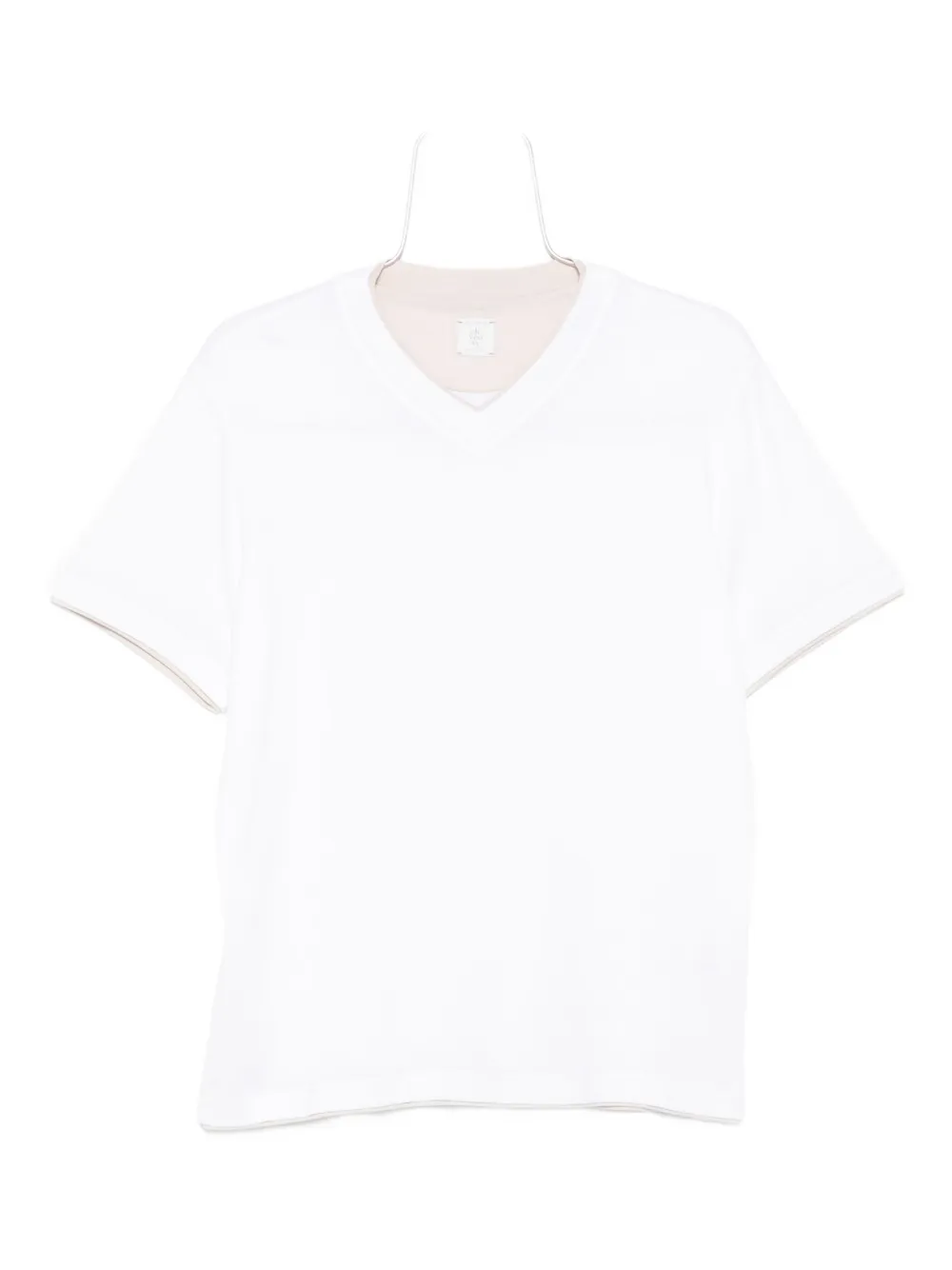 Eleventy V-neck cotton T-shirt - Bianco