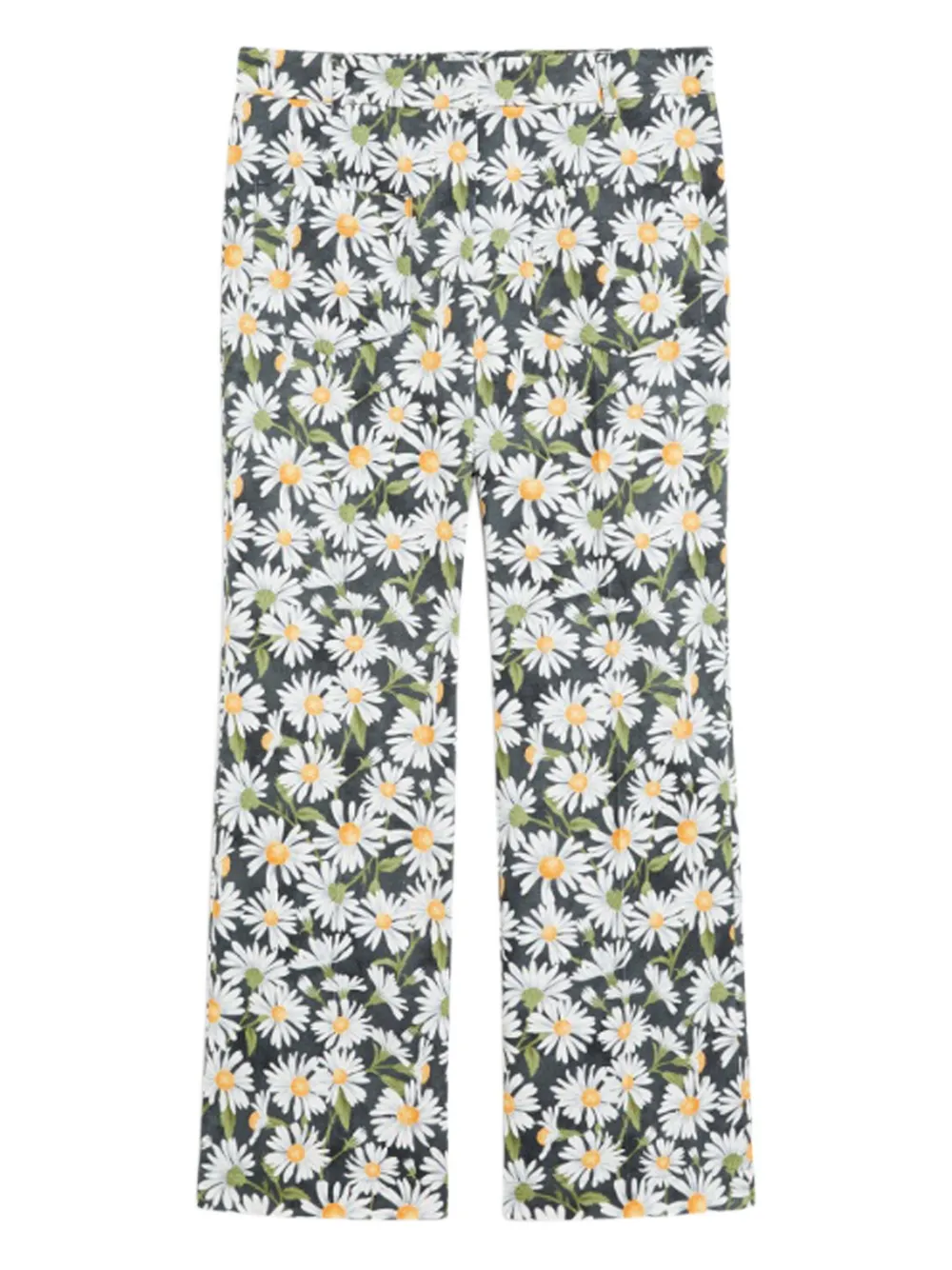 Weekend Max Mara Arten floral-print trousers - Bianco