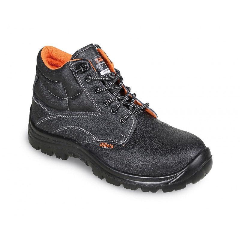 Beta Beta Scarpe Alte 7243en Pelle Nera S3 Con Lama 45